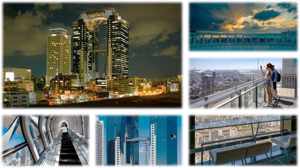 Umeda's towering skyline